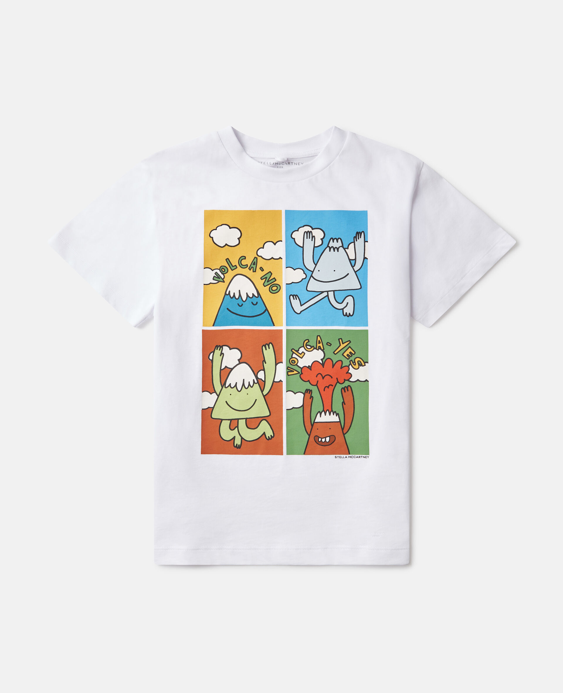 アースフレンズ グラフィック Tシャツ-ホワイト-medium
